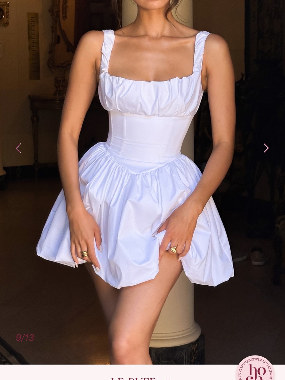 House of CB White Mini Dress